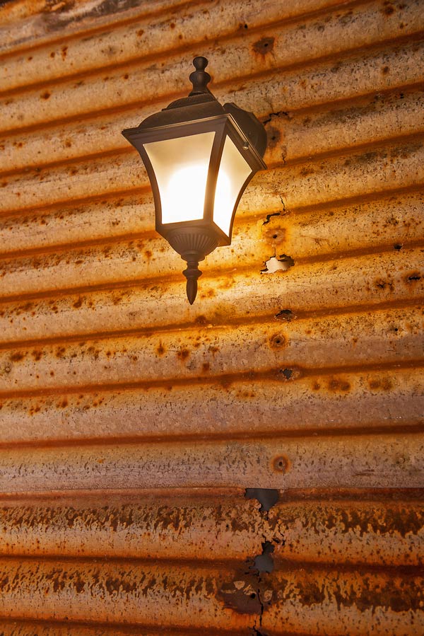 Coach lights at The Stables